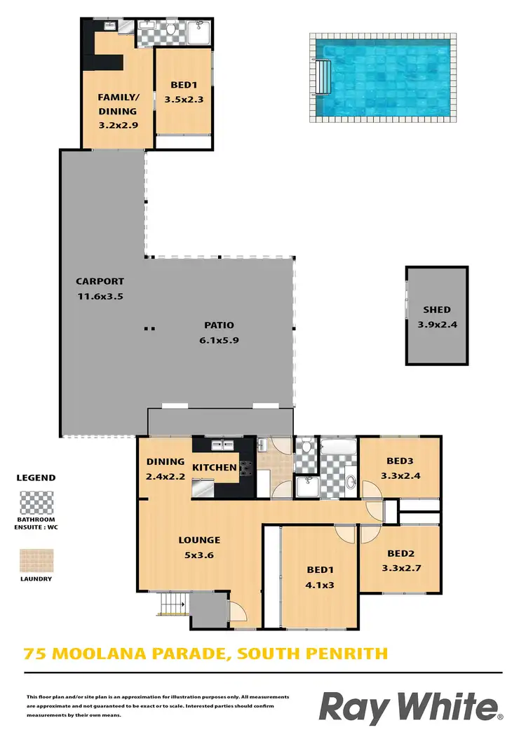 Floorplan of Homely house listing, 75 Moolana Parade, South Penrith NSW 2750