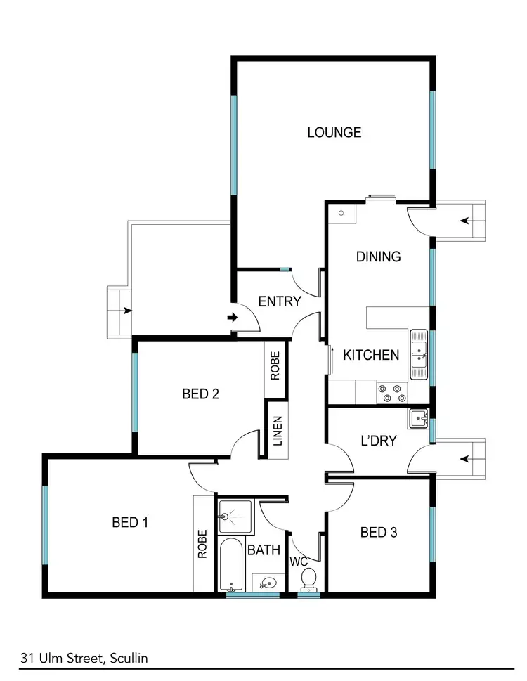 Floorplan of Homely house listing, 31 Ulm Street, Scullin ACT 2614