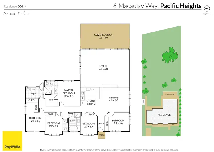 Floorplan of Homely house listing, 6 Macaulay Way, Pacific Heights QLD 4703