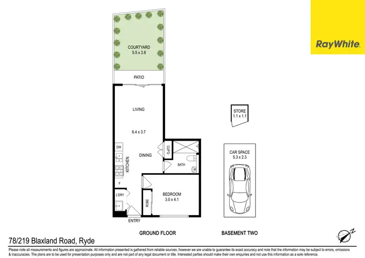 Floorplan of Homely unit listing, 78/219 Blaxland Road, Ryde NSW 2112