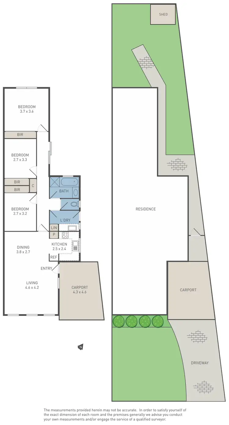 Floorplan of Homely house listing, 42B Woodville Park Drive, Hoppers Crossing VIC 3029