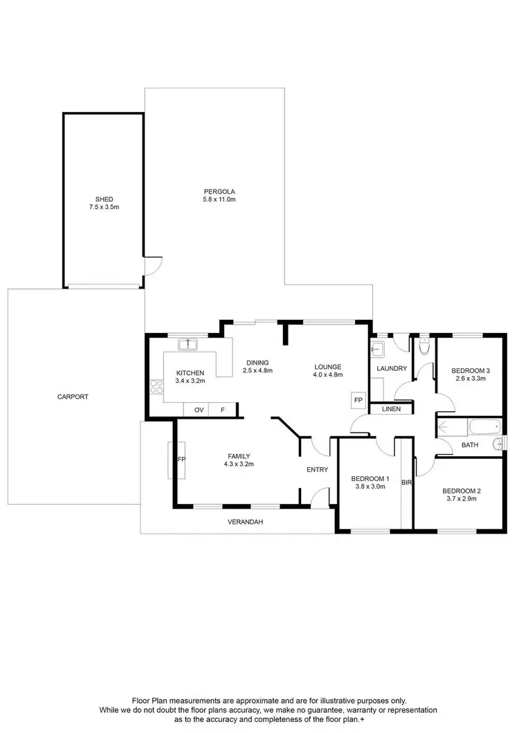 Floorplan of Homely house listing, 167 North Terrace, Mount Gambier SA 5290