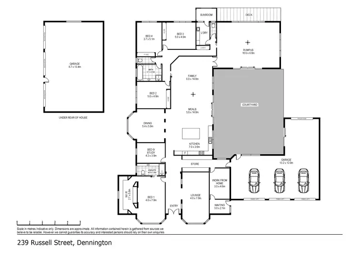Floorplan of Homely house listing, 239 Russell Street, Warrnambool VIC 3280