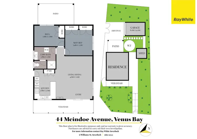 Floorplan of Homely house listing, 44 Mcindoe Avenue, Venus Bay VIC 3956