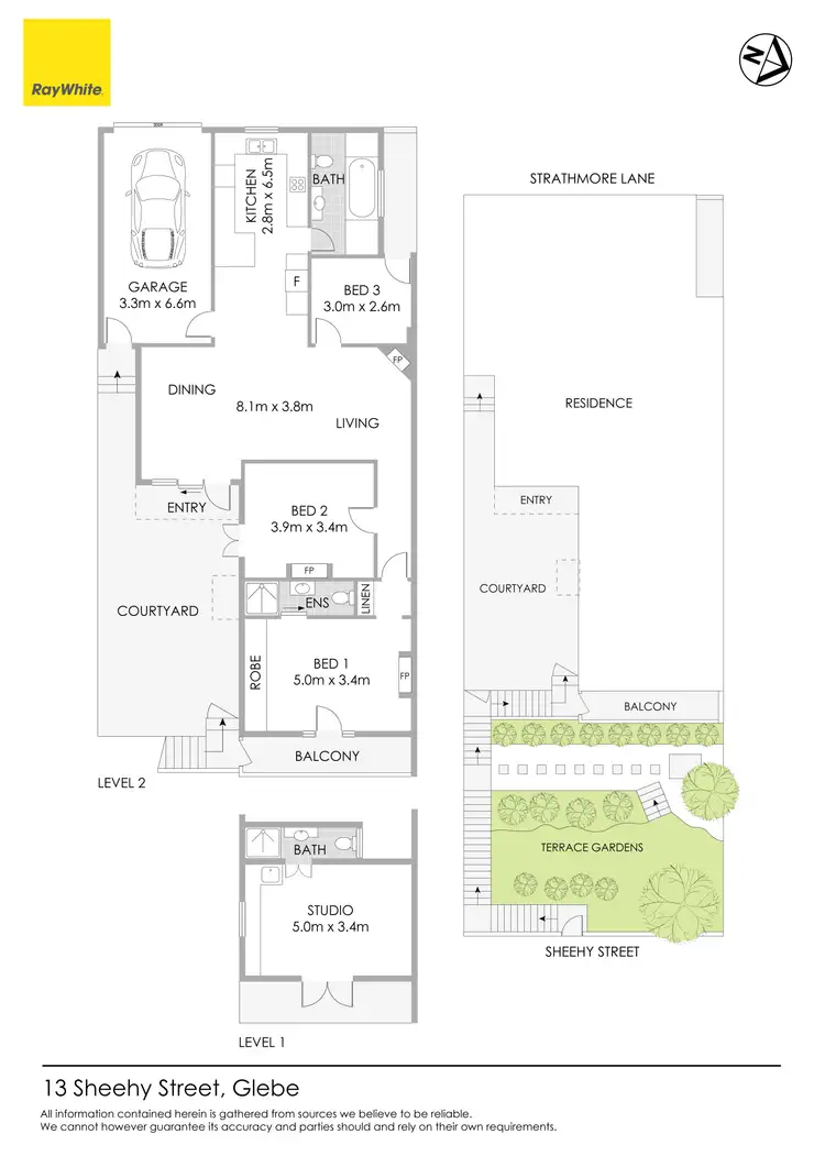 Floorplan of Homely house listing, 13 Sheehy Street, Glebe NSW 2037