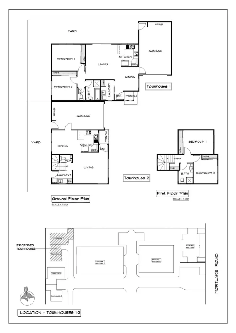 Floorplan of Homely townhouse listing, 73 Mortlake Road - The Botanic Townhouses, Warrnambool VIC 3280