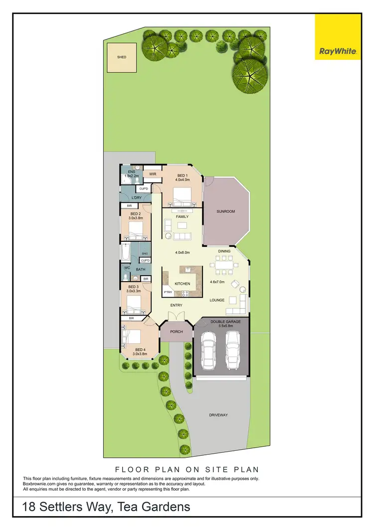 Floorplan of Homely house listing, 18 Settlers Way, Tea Gardens NSW 2324