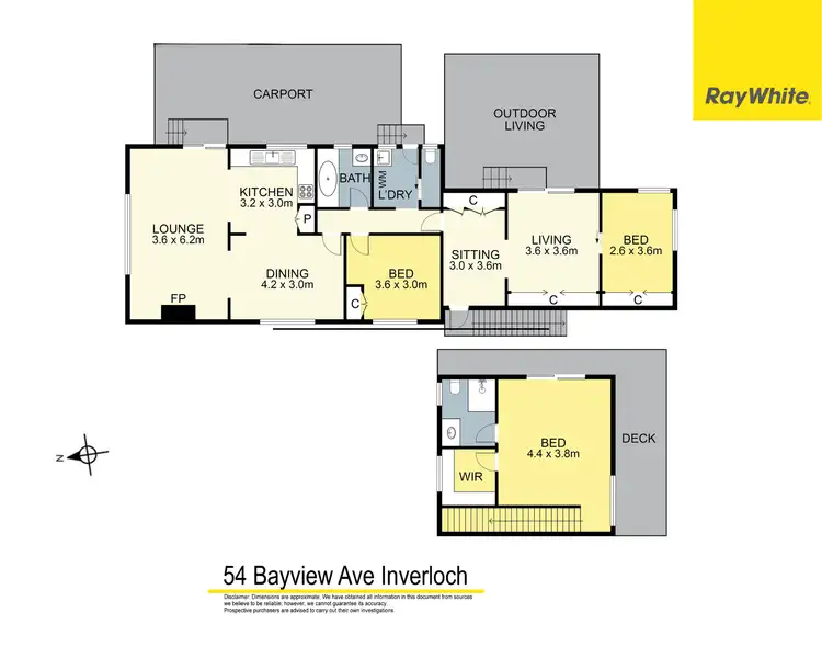 Floorplan of Homely house listing, 54 Bayview Avenue, Inverloch VIC 3996