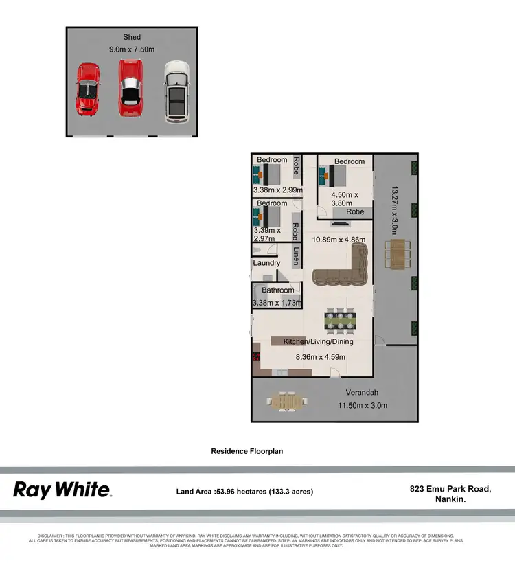 Floorplan of Homely rural property listing, 823 Emu Park Road, Nankin QLD 4701