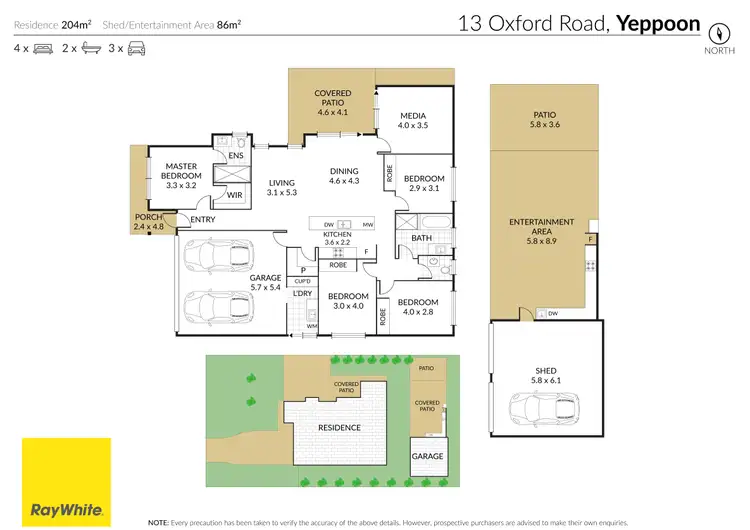 Floorplan of Homely house listing, 13 Oxford Road, Yeppoon QLD 4703
