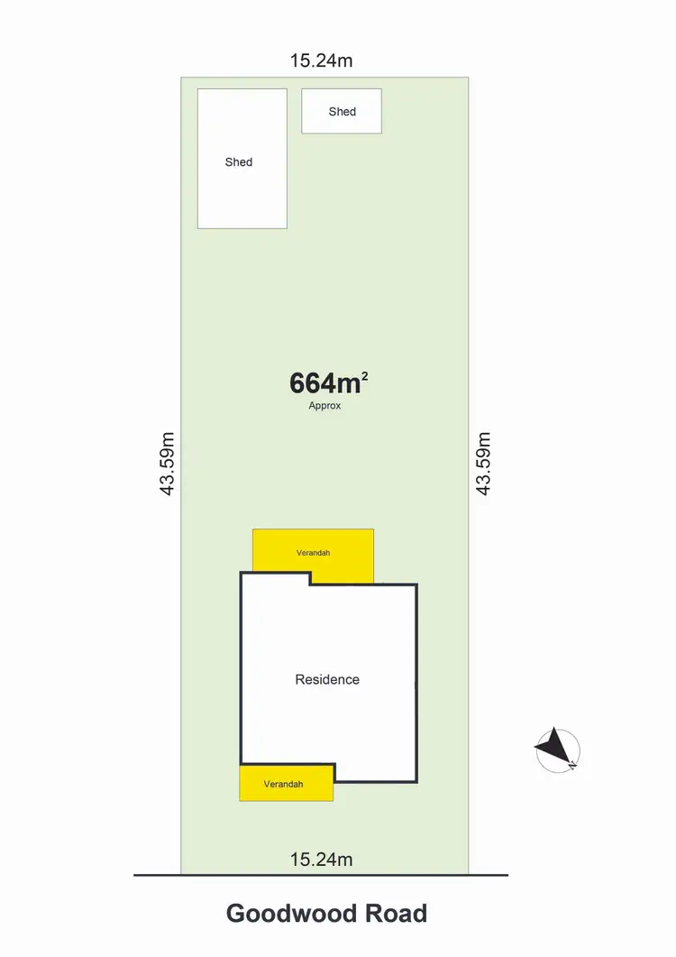 Floorplan of Homely house listing, 738 Goodwood Road, Pasadena SA 5042