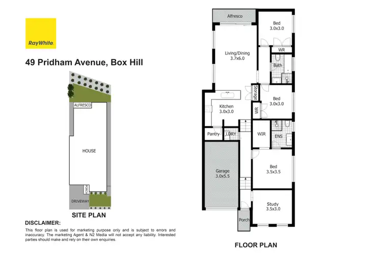 Floorplan of Homely house listing, 49 Pridham Avenue, Box Hill NSW 2765