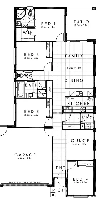 Floorplan of Homely house listing, 4 Angus Street, Jimboomba QLD 4280