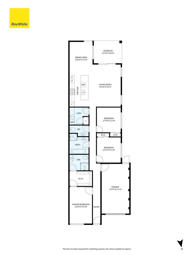 Floorplan of Homely unit listing, 1B Lyndall Court, Hoppers Crossing VIC 3029