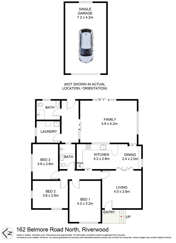 Floorplan of Homely house listing, 162 Belmore Road North, Riverwood NSW 2210