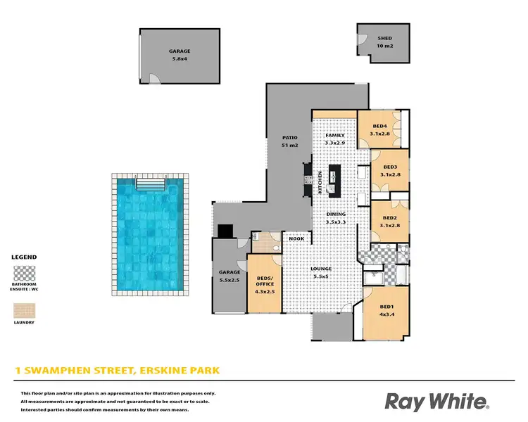 Floorplan of Homely house listing, 1 Swamphen Street, Erskine Park NSW 2759