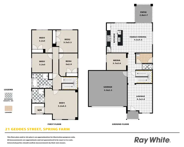 Floorplan of Homely house listing, 21 Geddes Street, Spring Farm NSW 2570