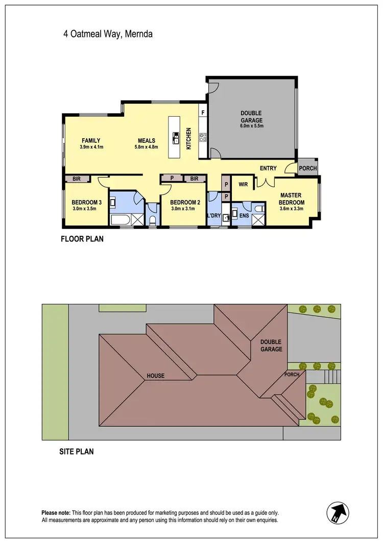 Floorplan of Homely house listing, 4 Oatmeal Way, Mernda VIC 3754