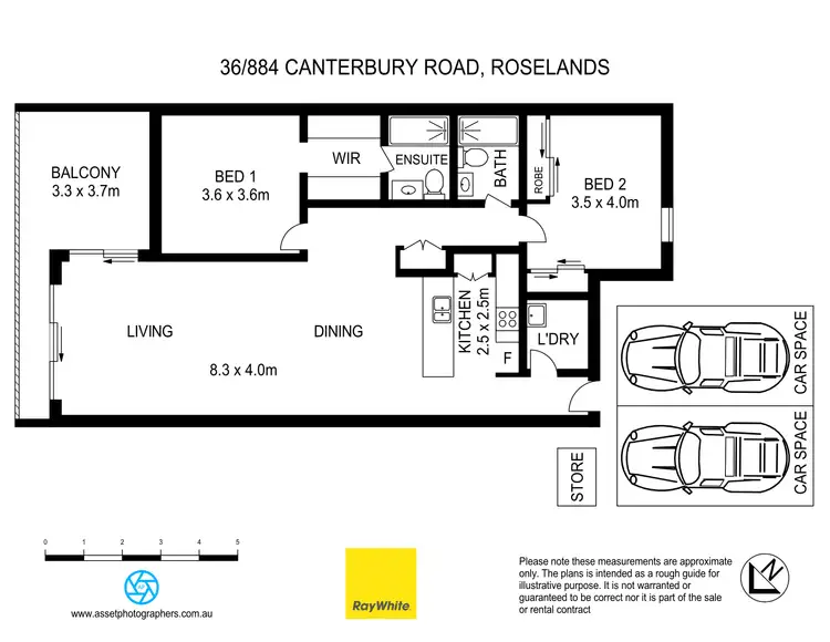 Floorplan of Homely apartment listing, 36/884 Canterbury Road, Roselands NSW 2196