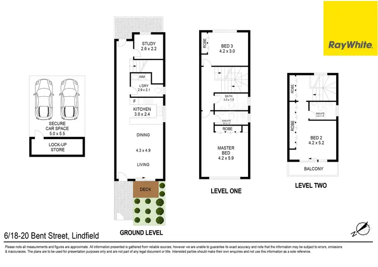 Floorplan of Homely townhouse listing, 6/18-20 Bent Street, Lindfield NSW 2070