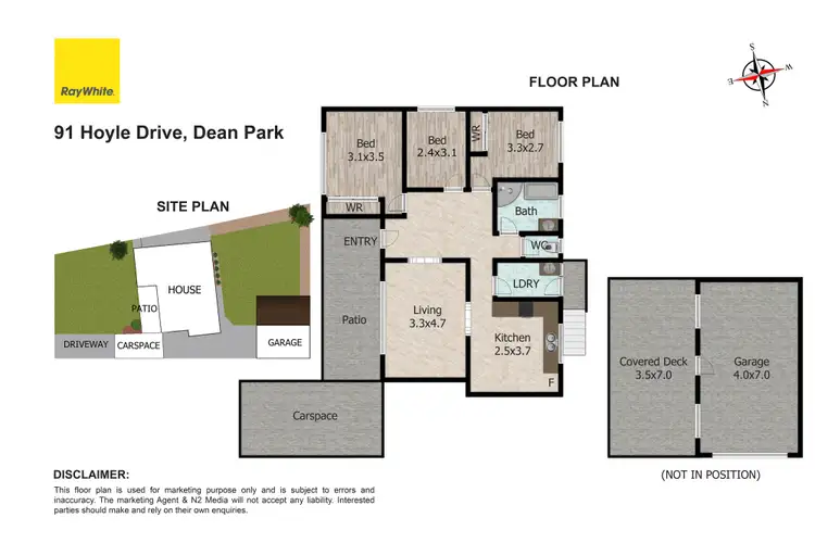 Floorplan of Homely house listing, 91 Hoyle Drive, Dean Park NSW 2761