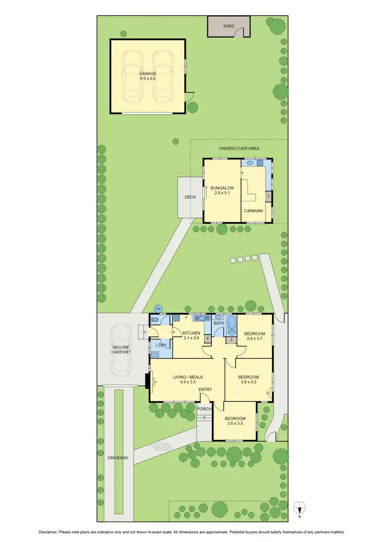 Floorplan of Homely house listing, 299 Camp Road, Broadmeadows VIC 3047