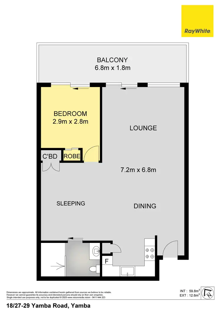 Floorplan of Homely apartment listing, 18/27-29 Yamba Road, Yamba NSW 2464
