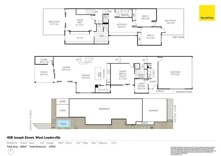 Floorplan of Homely house listing, 40B Joseph Street, West Leederville WA 6007