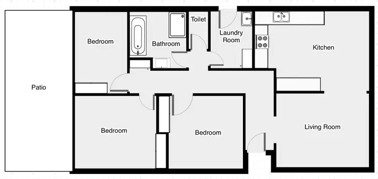 Floorplan of Homely house listing, 58 Eighth Street, Mildura VIC 3500