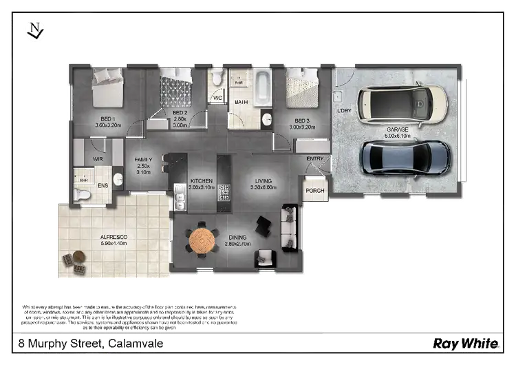 Floorplan of Homely house listing, 8 Murphy Street, Calamvale QLD 4116
