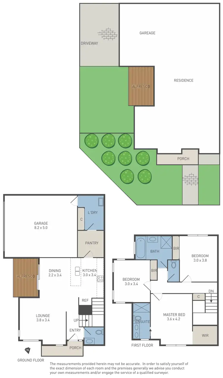 Floorplan of Homely house listing, 1 Vetiver Avenue, Truganina VIC 3029