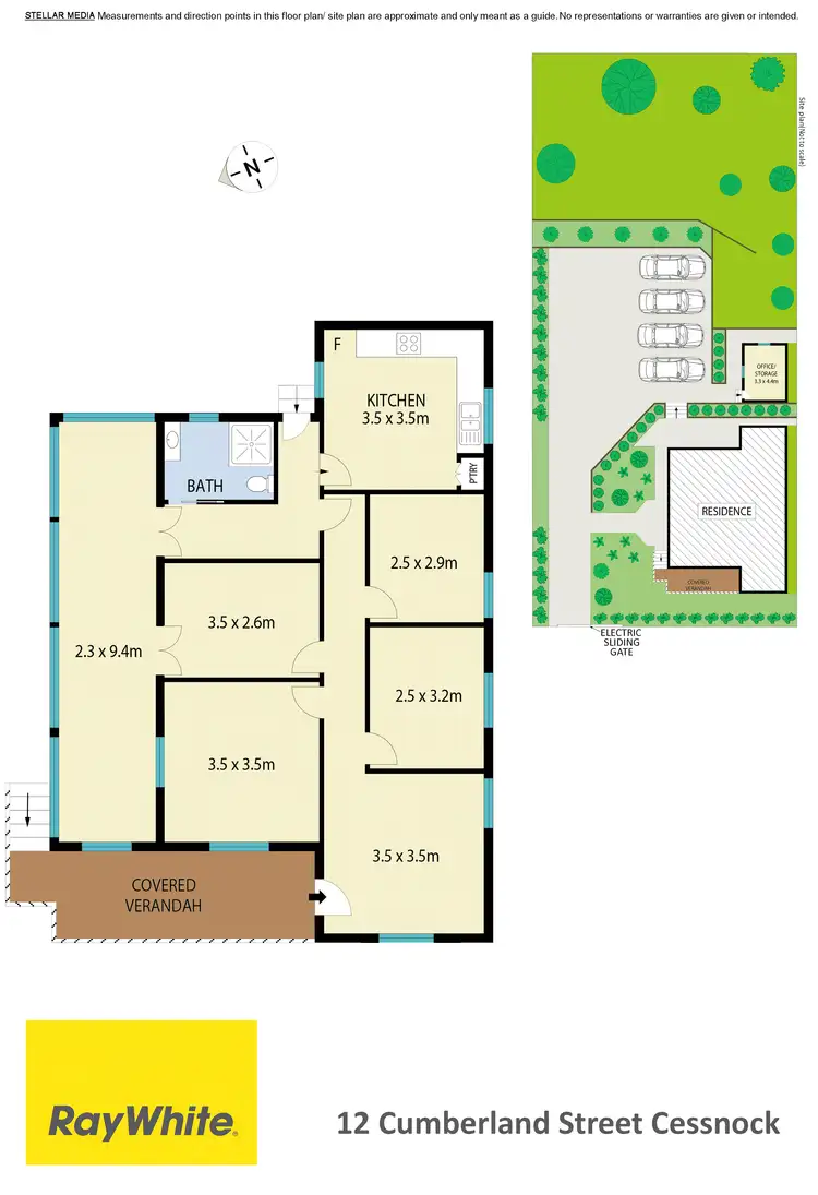 Floorplan of Homely house listing, 12 Cumberland Street, Cessnock NSW 2325