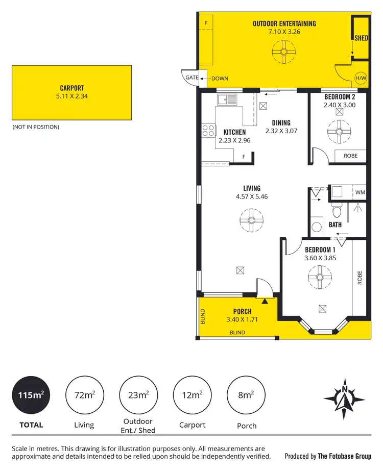 Floorplan of Homely house listing, 2/35 Davis Avenue, Christies Beach SA 5165