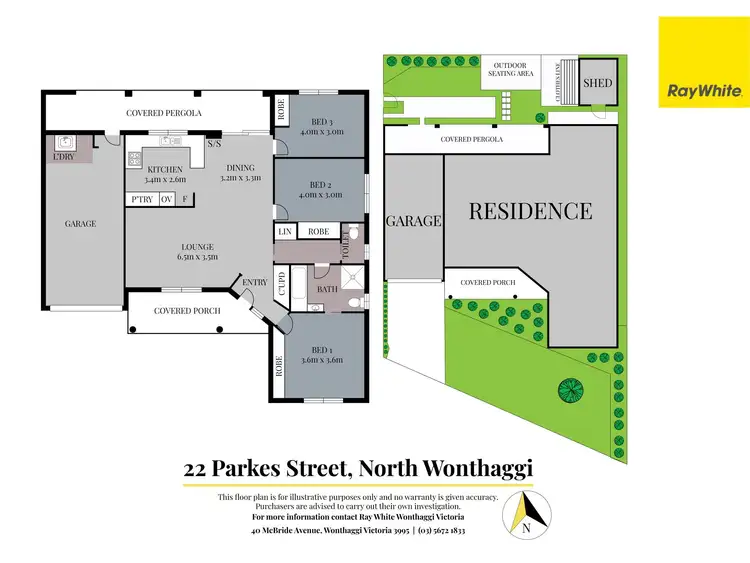Floorplan of Homely house listing, 22 Parkes Street, North Wonthaggi VIC 3995