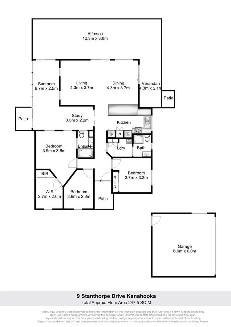 Floorplan of Homely house listing, 9 Stanthorpe Drive, Kanahooka NSW 2530
