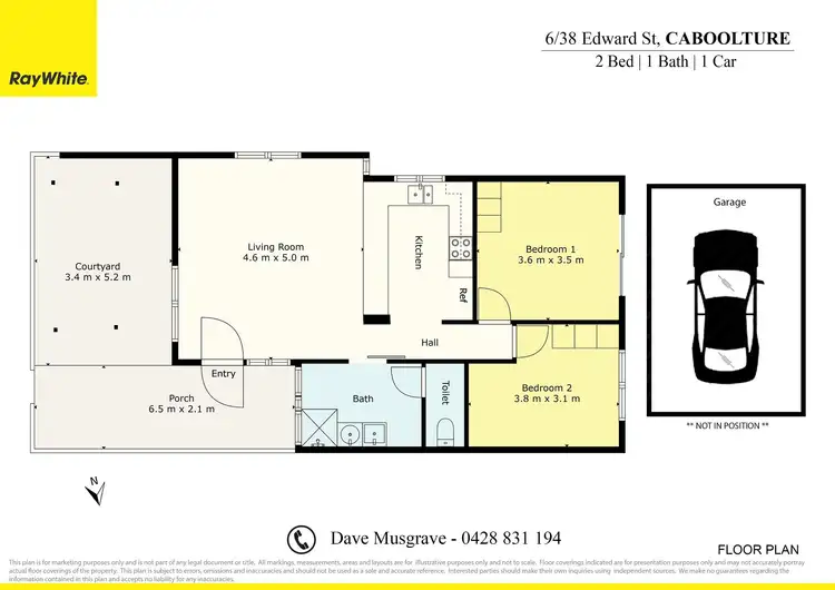 Floorplan of Homely house listing, 6/38 Edward Street, Caboolture QLD 4510