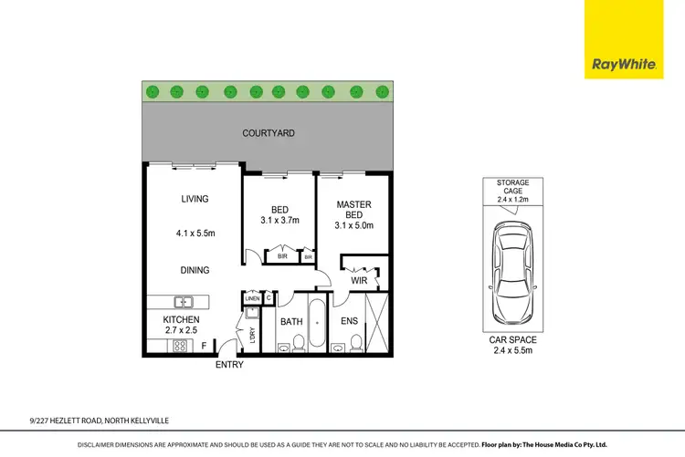 Floorplan of Homely apartment listing, 9/227 Hezlett Road, North Kellyville NSW 2155