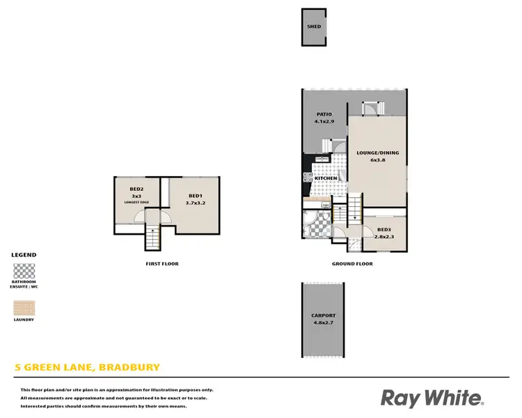 Floorplan of Homely house listing, 5 Green Lane, Bradbury NSW 2560