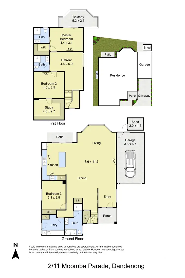 Floorplan of Homely townhouse listing, 2/11 Moomba Parade, Dandenong VIC 3175