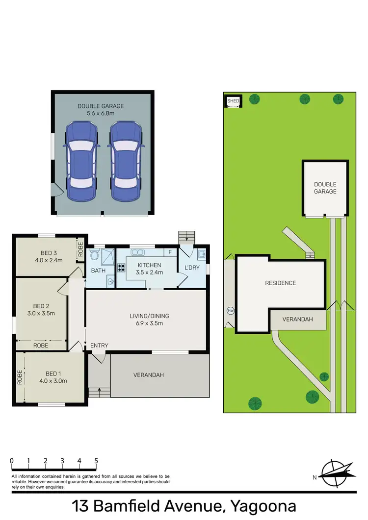 Floorplan of Homely house listing, 13 Bamfield Avenue, Yagoona NSW 2199