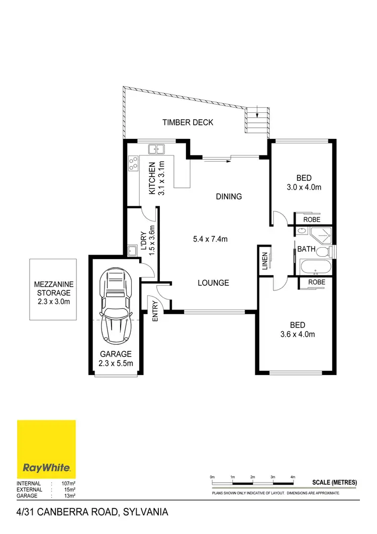 Floorplan of Homely villa listing, 4/31-33 Canberra Road, Sylvania NSW 2224