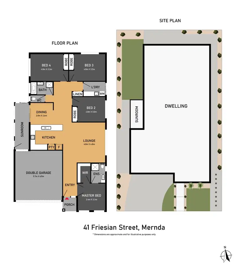 Floorplan of Homely house listing, 41 Friesian Street, Mernda VIC 3754