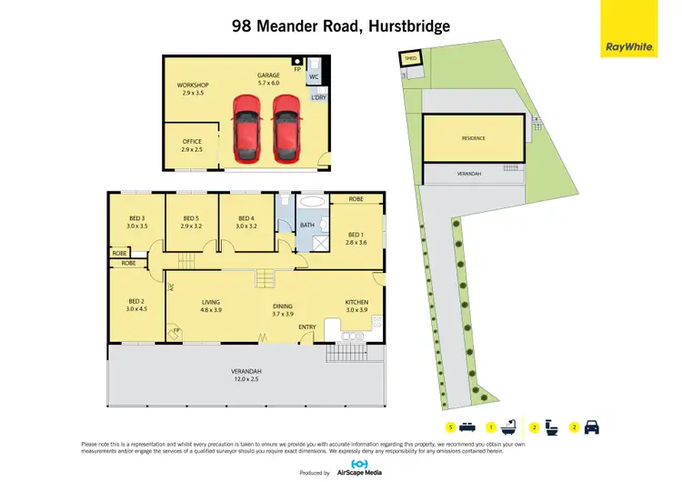 Floorplan of Homely house listing, 98 Meander Road, Hurstbridge VIC 3099