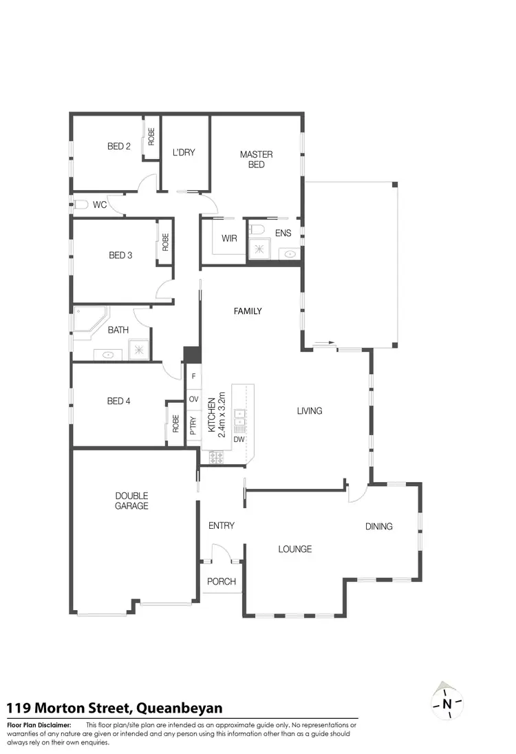 Floorplan of Homely house listing, 119 Morton Street, Crestwood NSW 2620