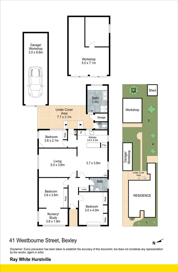 Floorplan of Homely house listing, 41 Westbourne Street, Bexley NSW 2207