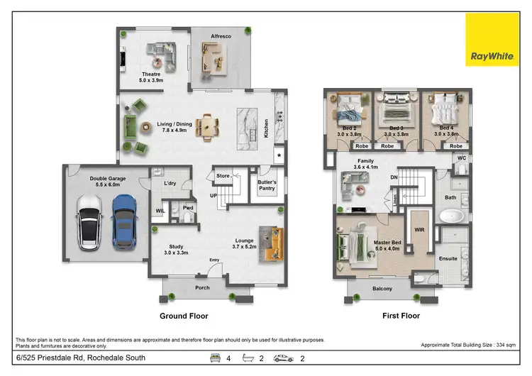 Floorplan of Homely house listing, 6/525-529 Priestdale Road, Rochedale South QLD 4123