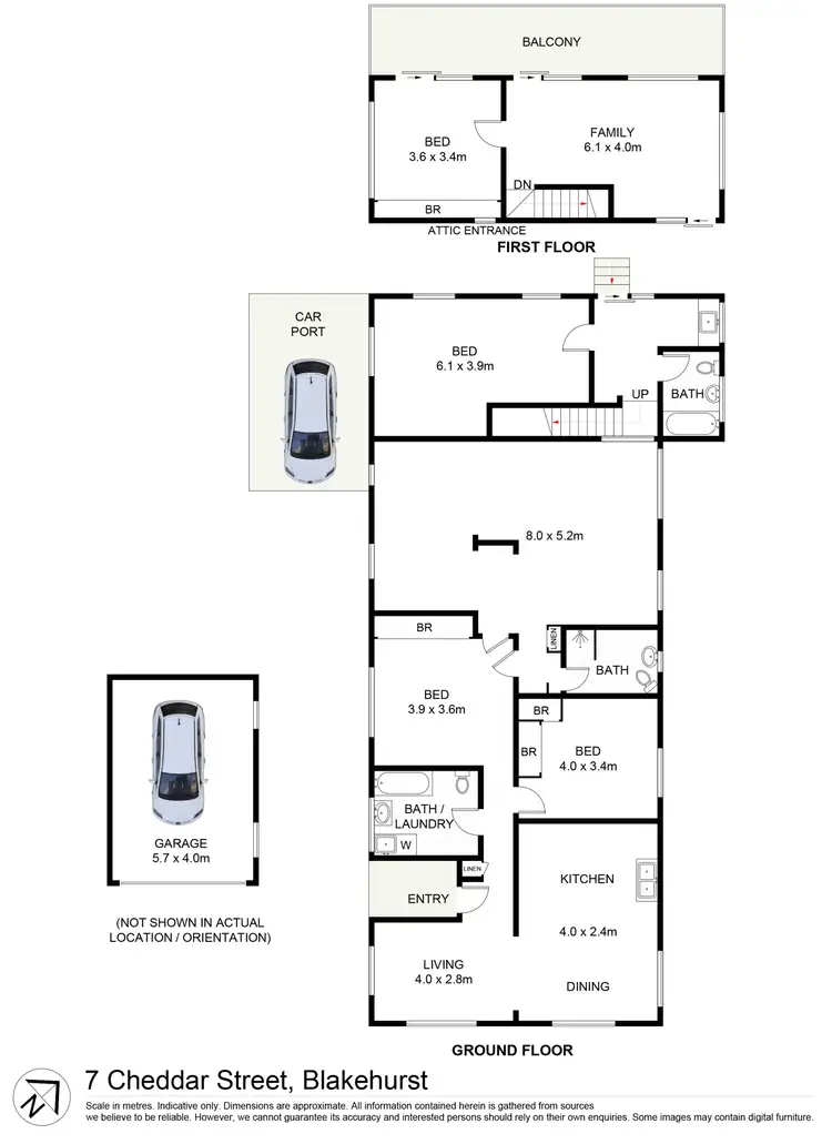 Floorplan of Homely house listing, 7 Cheddar Street, Blakehurst NSW 2221