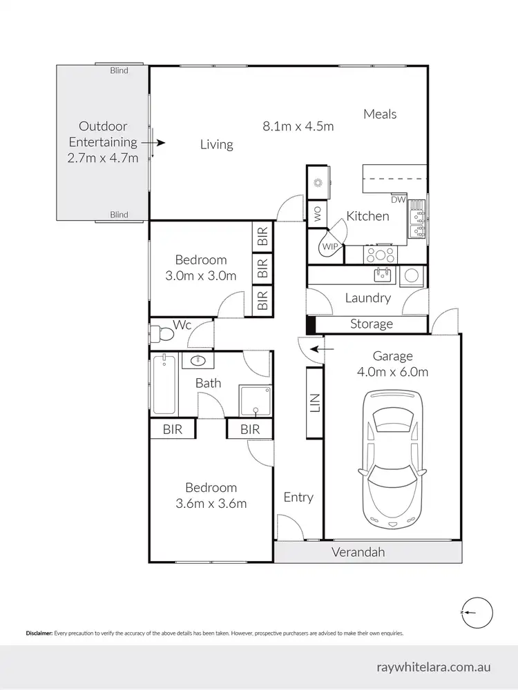 Floorplan of Homely house listing, 10 Maria Court, Lara VIC 3212