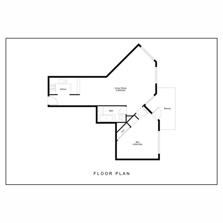 Floorplan of Homely apartment listing, 708/95 Charlotte Street, Brisbane City QLD 4000