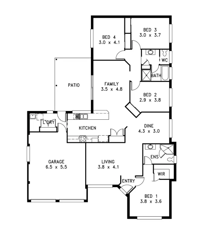 Floorplan of Homely house listing, Address available on request
